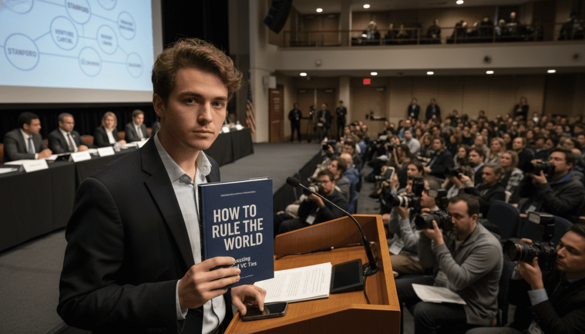 Theo Baker Publishes How to Rule the World Exposing Stanford VC Ties