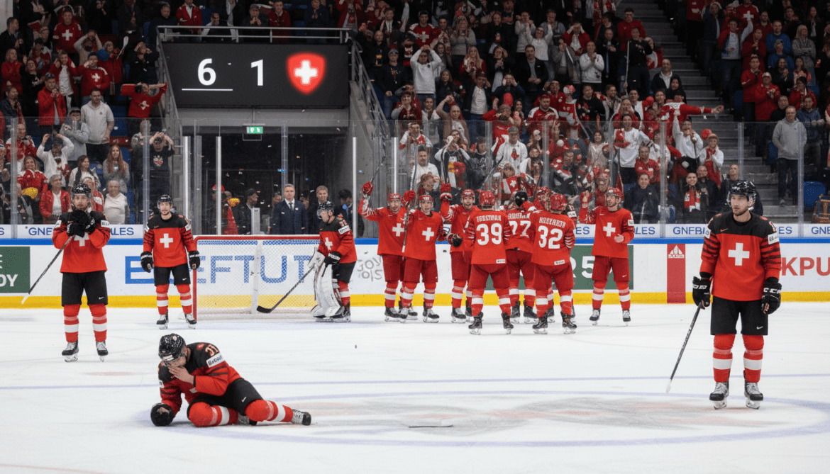 Germany suffers 6-1 loss to Switzerland at Ice Hockey World Championship 2026