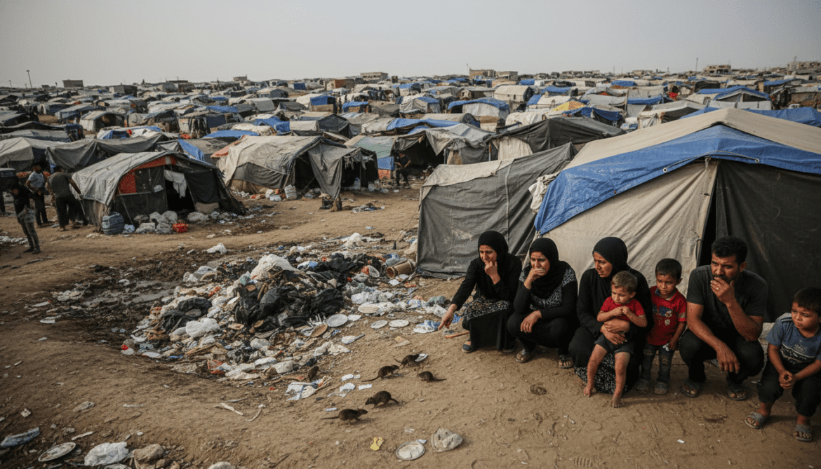 Al-Mawasi, Gaza refugees warn of rat-infested tents and spreading disease