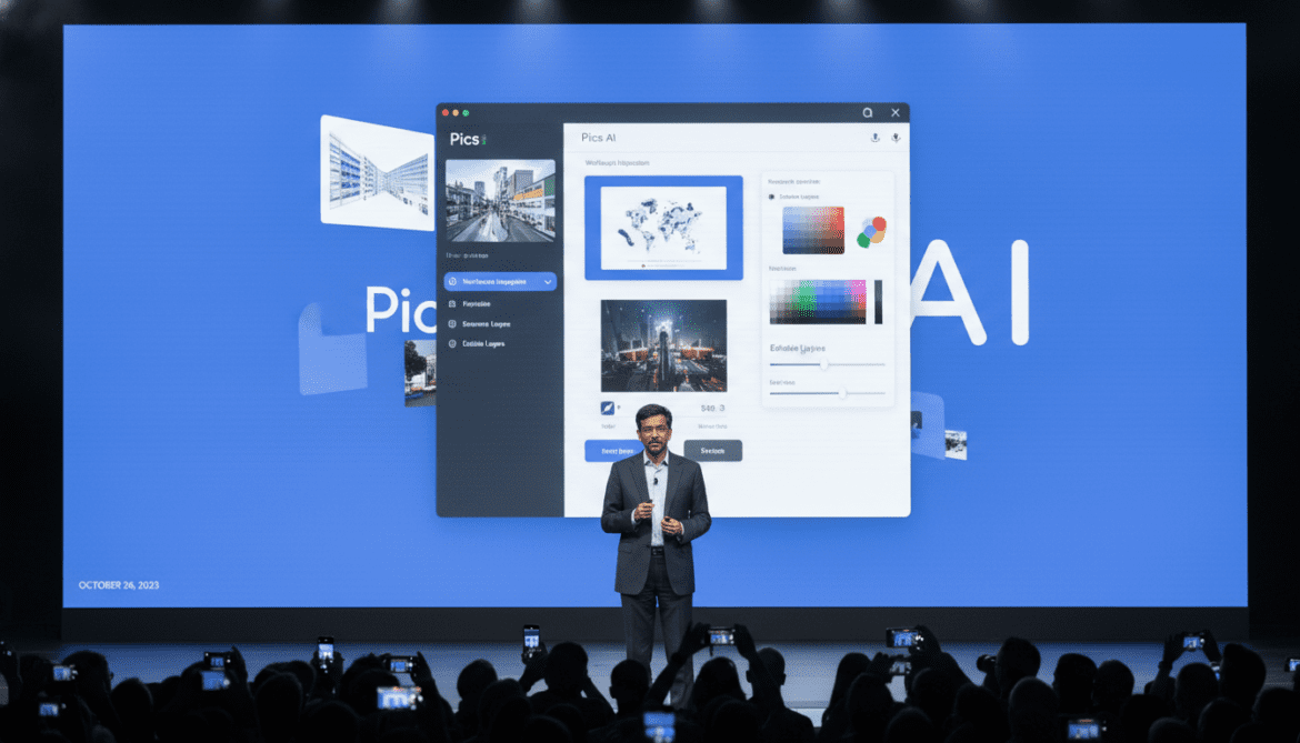 Google launches Pics AI design app for Workspace with editable image layers