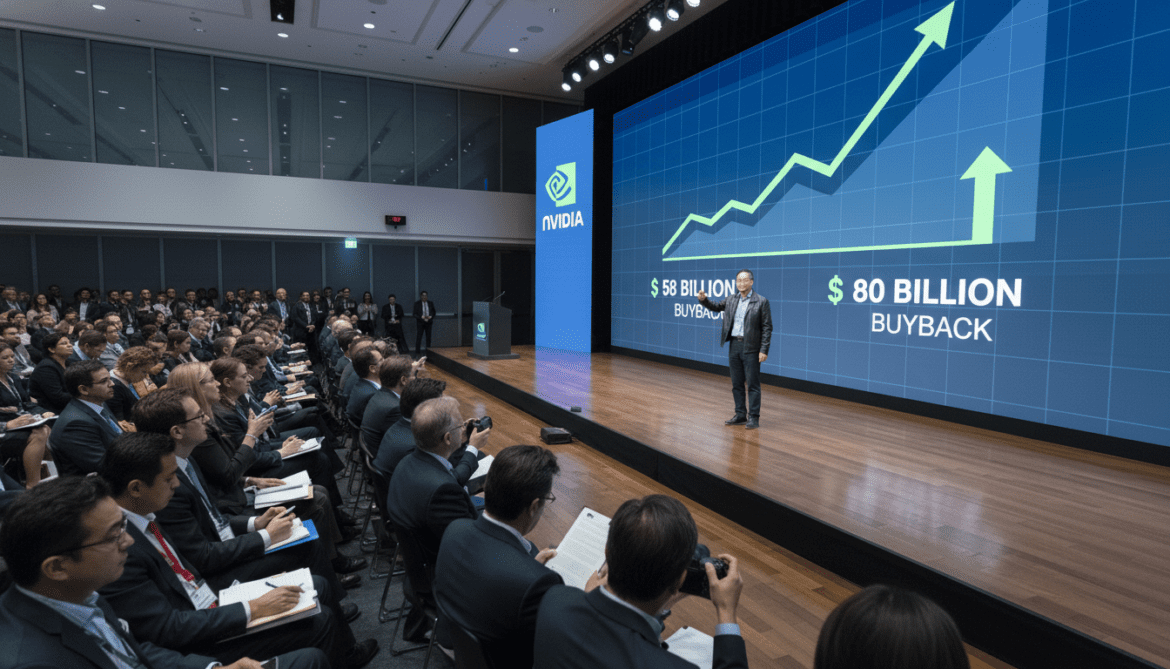 Nvidia posts nearly $58 billion profit and announces $80 billion buyback