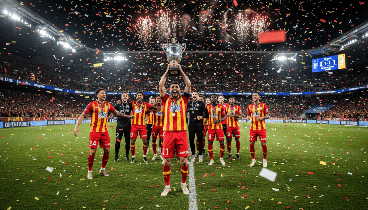Racing Lens wins first Coupe de France, qualifies for Champions League