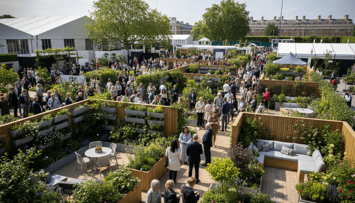 Chelsea Flower Show showcases compact garden ideas for balconies and backyards