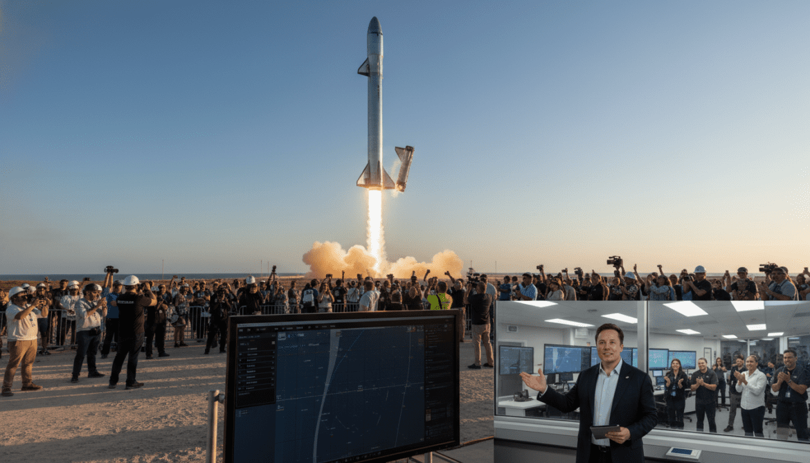 SpaceX launches new Starship variant in largely successful test before IPO
