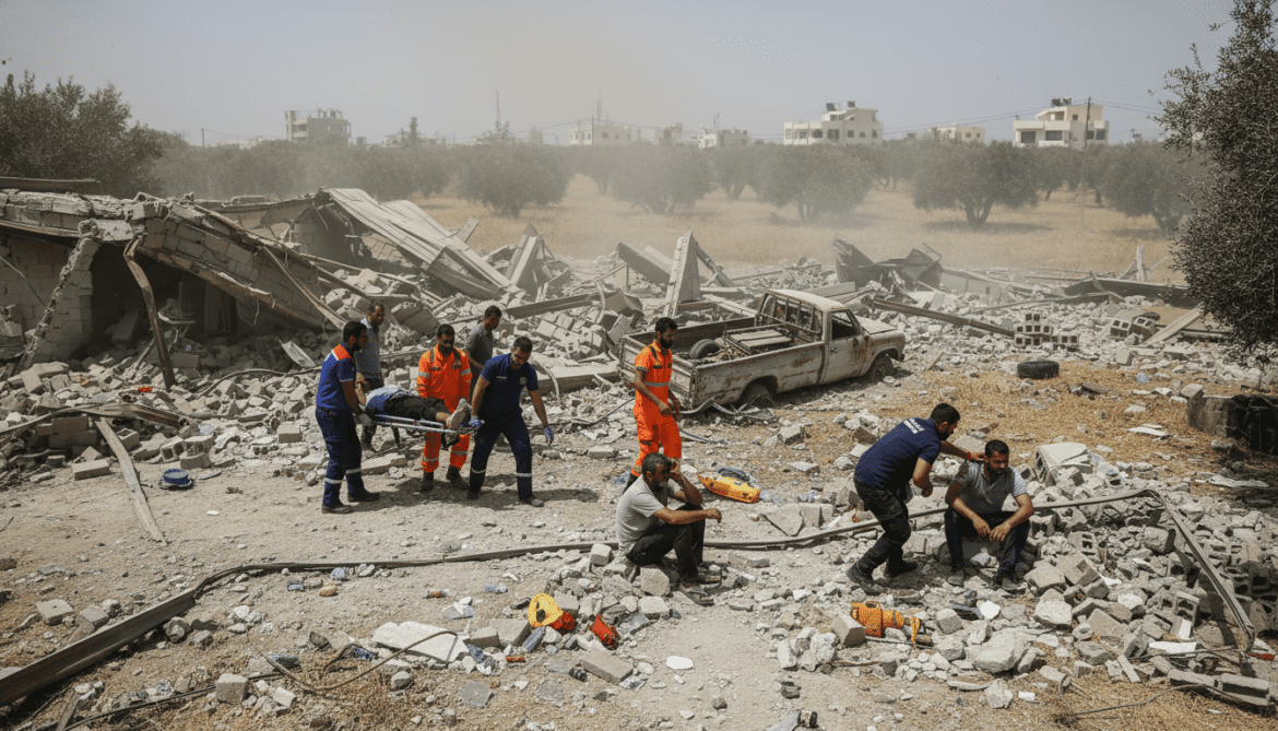 Israeli air strike hits Al-Baqbouq north of Tyre injuring Syrian workers