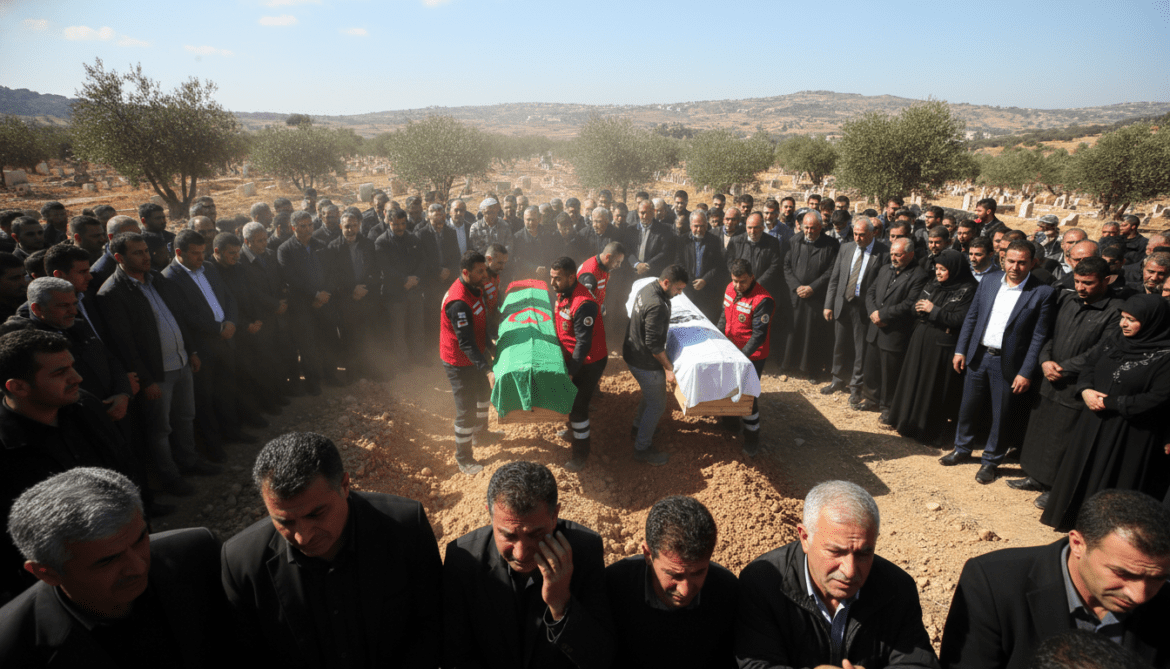 Paramedics killed in Israeli air strikes buried in southern Lebanon