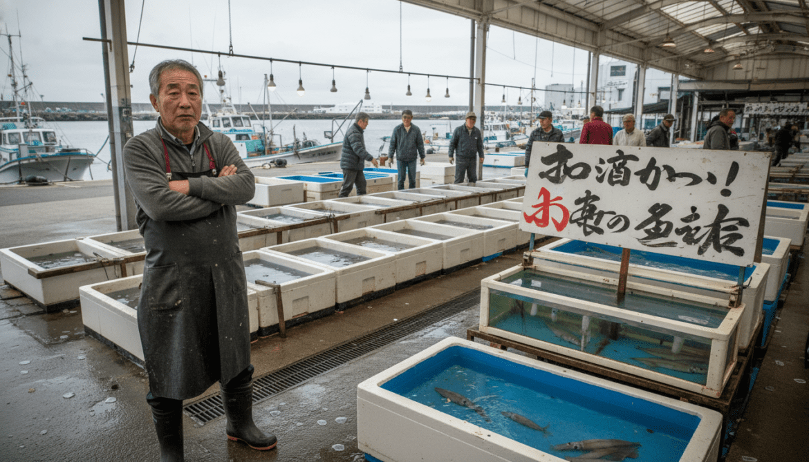 Hakodate fish market warns climate change is decimating squid stocks