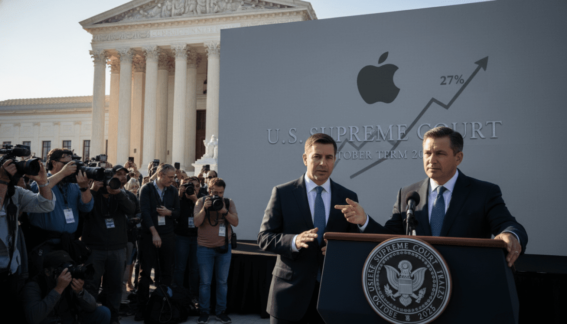 Apple dispute heads to Supreme Court after 2025 ruling on 27% commission