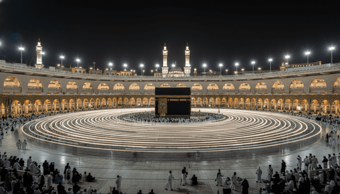 Hajj pilgrims converge in Mecca as timelapse shows Tawaf around Kaaba