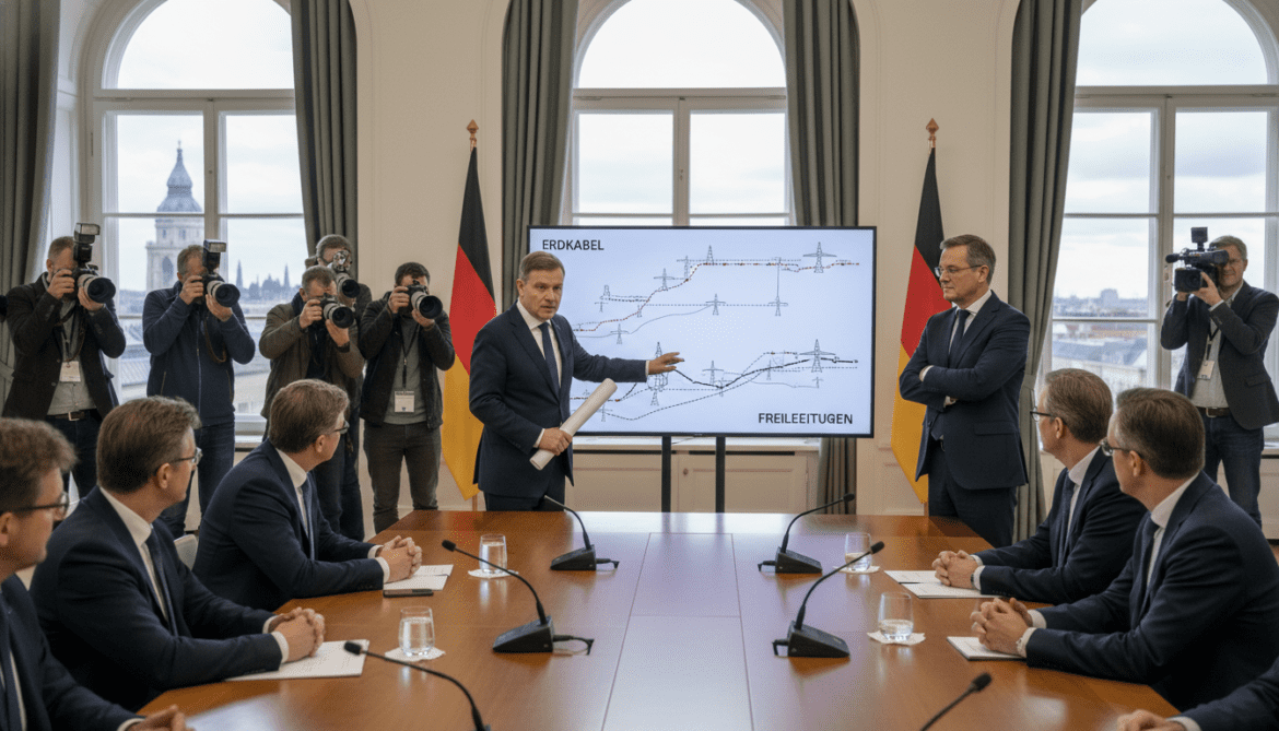German cabinet scraps underground cable priority, paves way for overhead lines