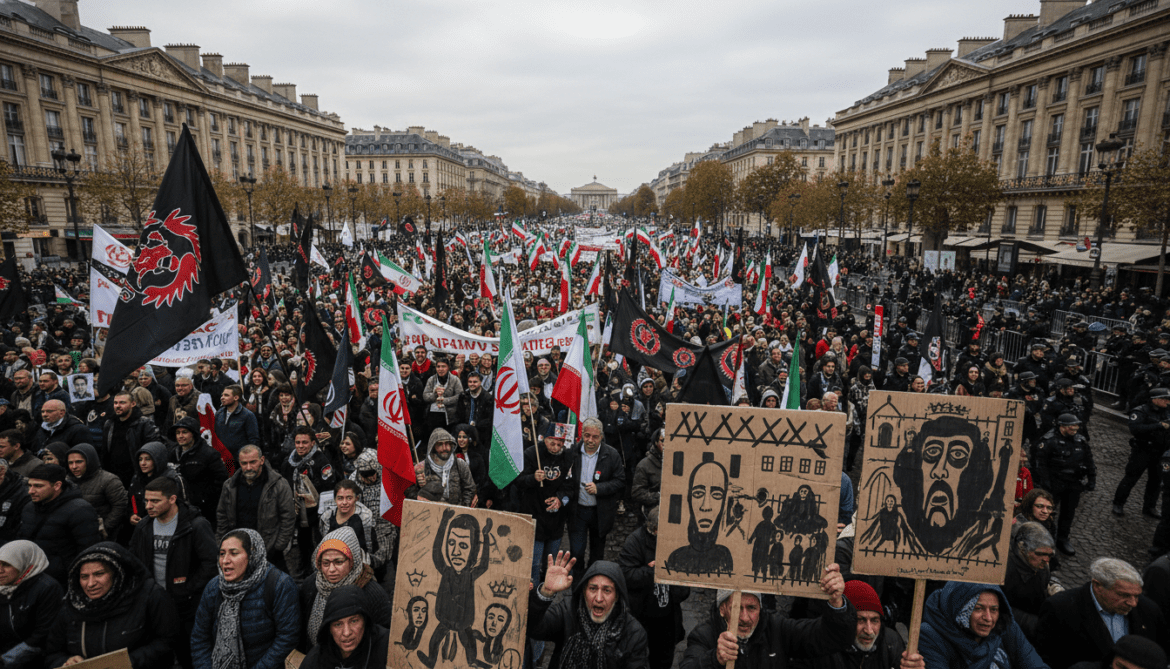 Savak-emblazoned monarchist marches across Europe revive torture memories