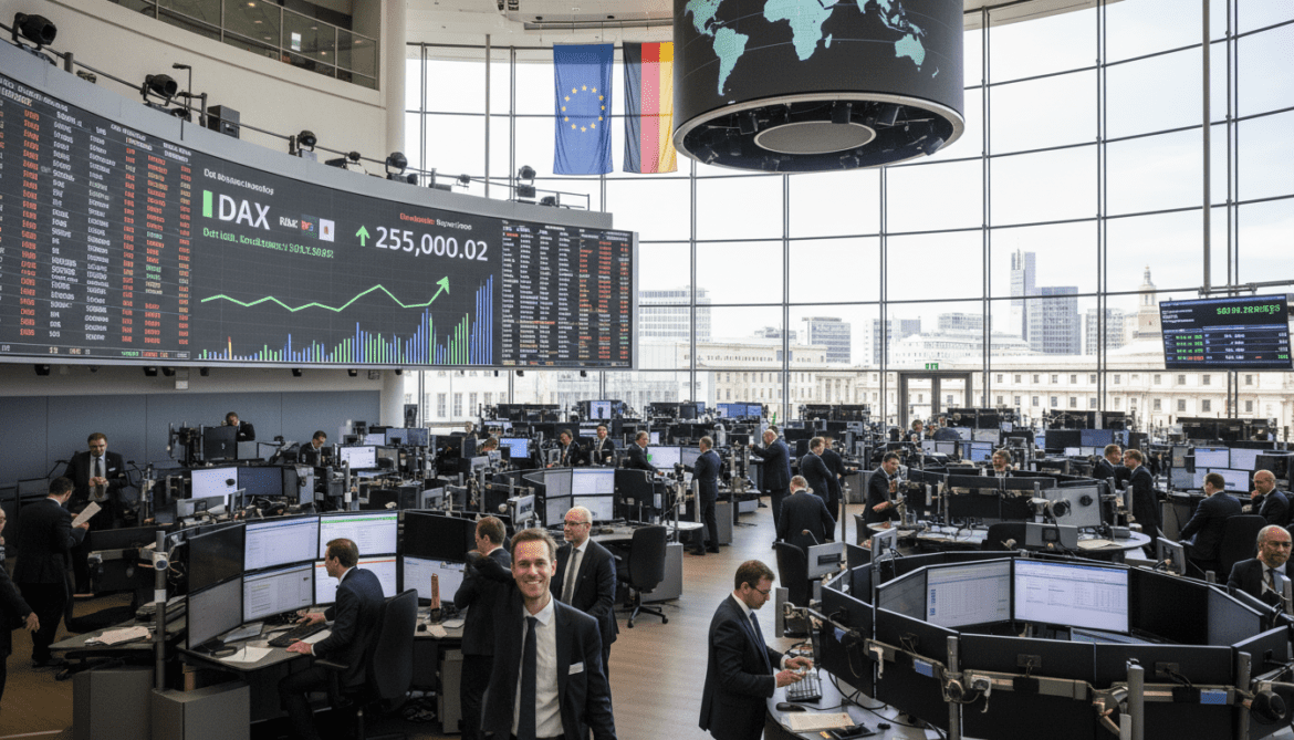DAX Rallies Past 25,000 as Iran Peace Hopes Boost European Stocks