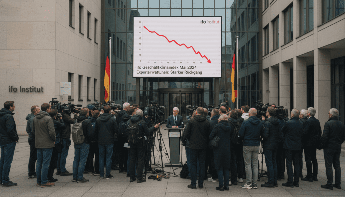 German export expectations drop sharply in May as ifo reveals
