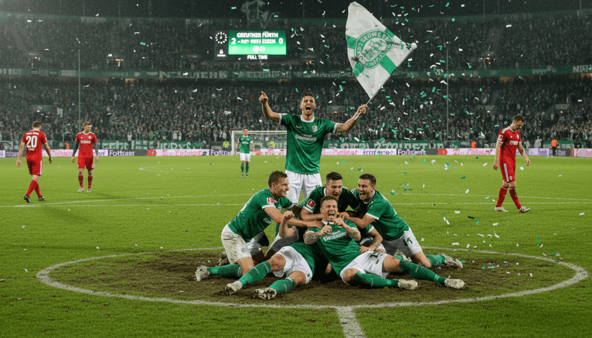 Greuther Fürth stave off relegation with 2-0 play-off win over Rot-Weiss Essen