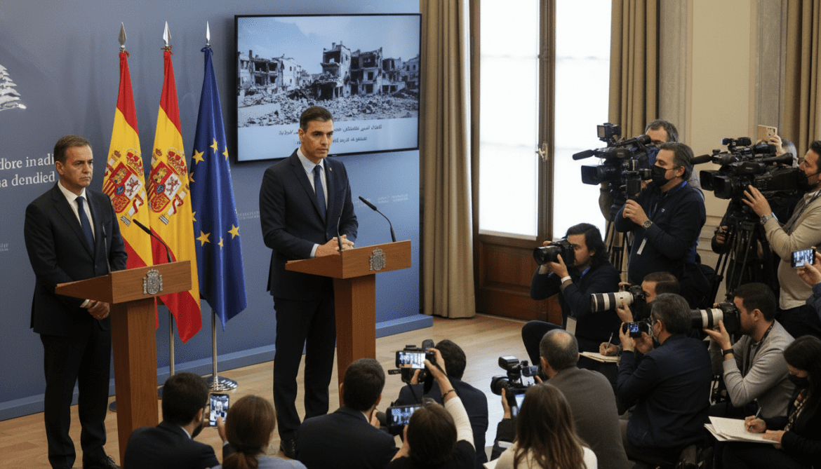 Spain condemns Israel's bombardment of Lebanon as displacement breaches international law