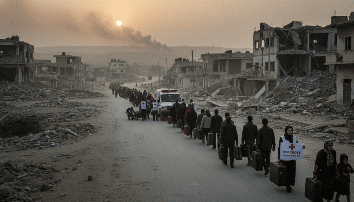 Southern Lebanon empties as Israeli bombardment intensifies and Red Cross warns
