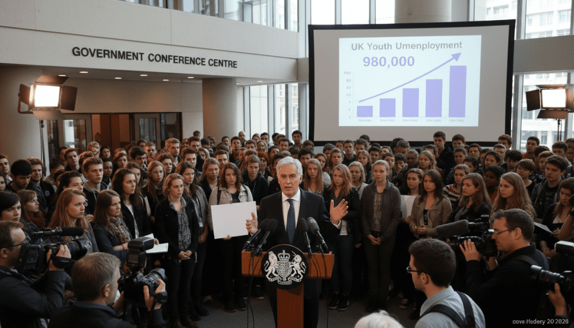 UK youth unemployment hits nearly one million, Milburn warns