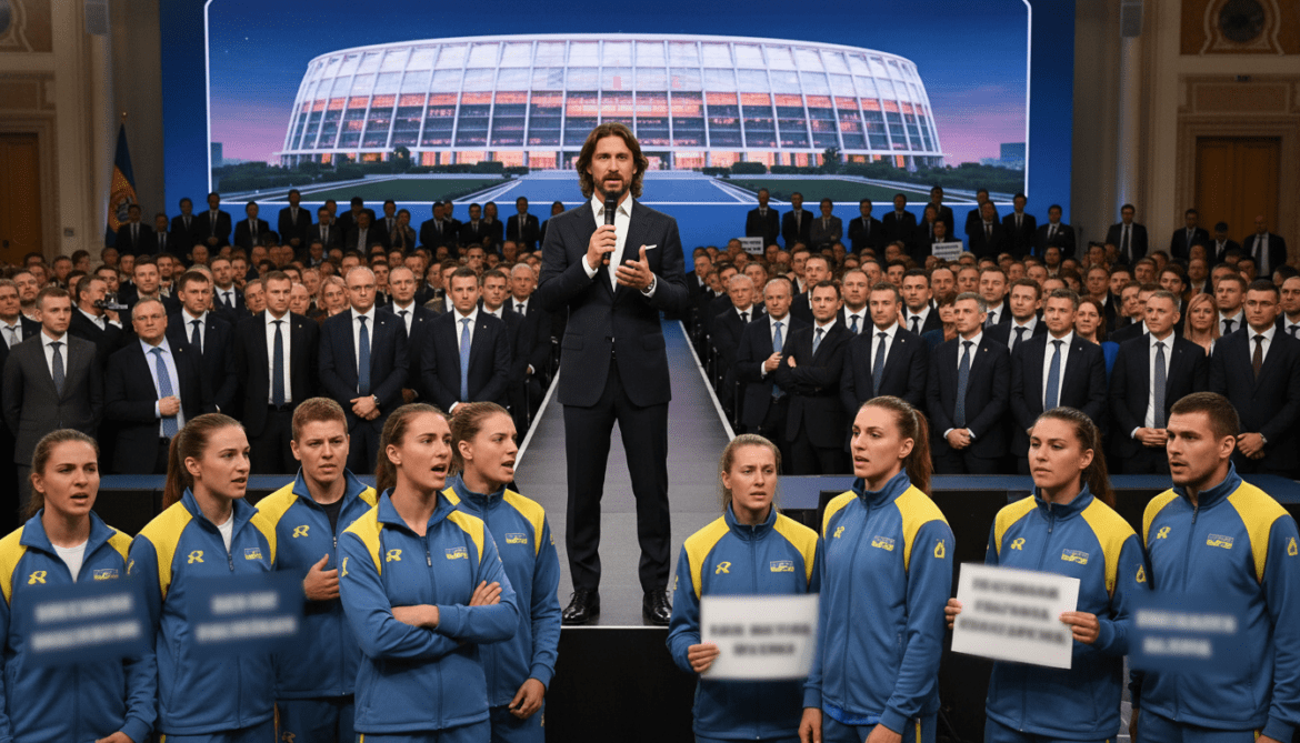 Andrea Pirlo sparks outrage among Ukrainian athletes after Moscow appearance