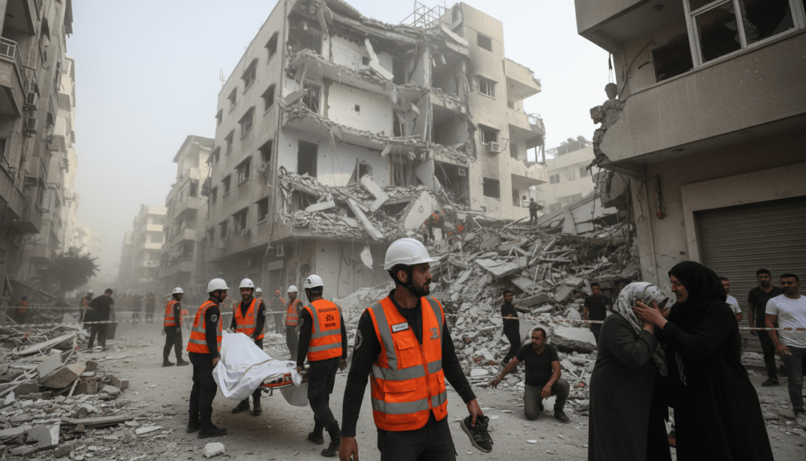 Israeli Strike Kills Woman and Two Children in Choueifat South of Beirut