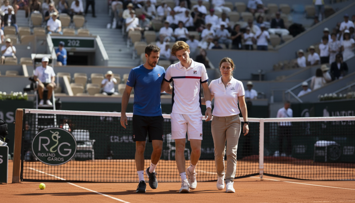 Jannik Sinner exits French Open after dizzy spell in third round