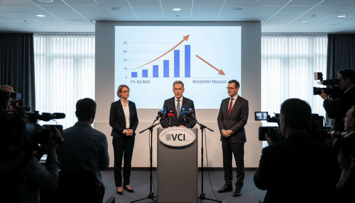 German chemical industry records 2% Q1 rise but warns recovery fragile