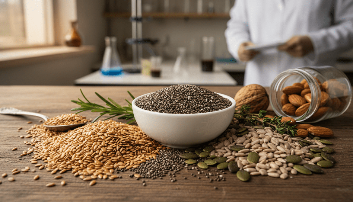 Omega-3-rich seeds shown in studies to improve heart health, reduce inflammation