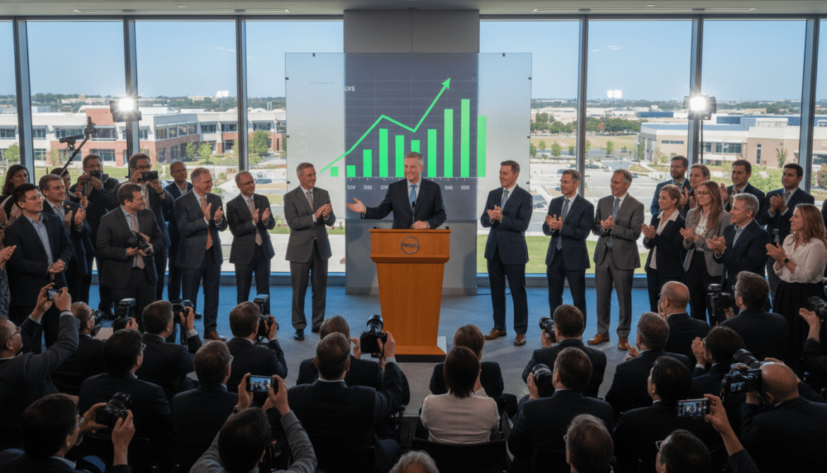 Dell Q1 revenue surges 88% to $43.84 billion with adjusted EPS $4.86