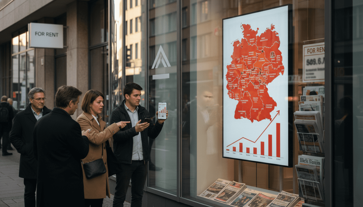 ImmoScout24 study finds nearly half of Germany’s major cities charge over €10/m²