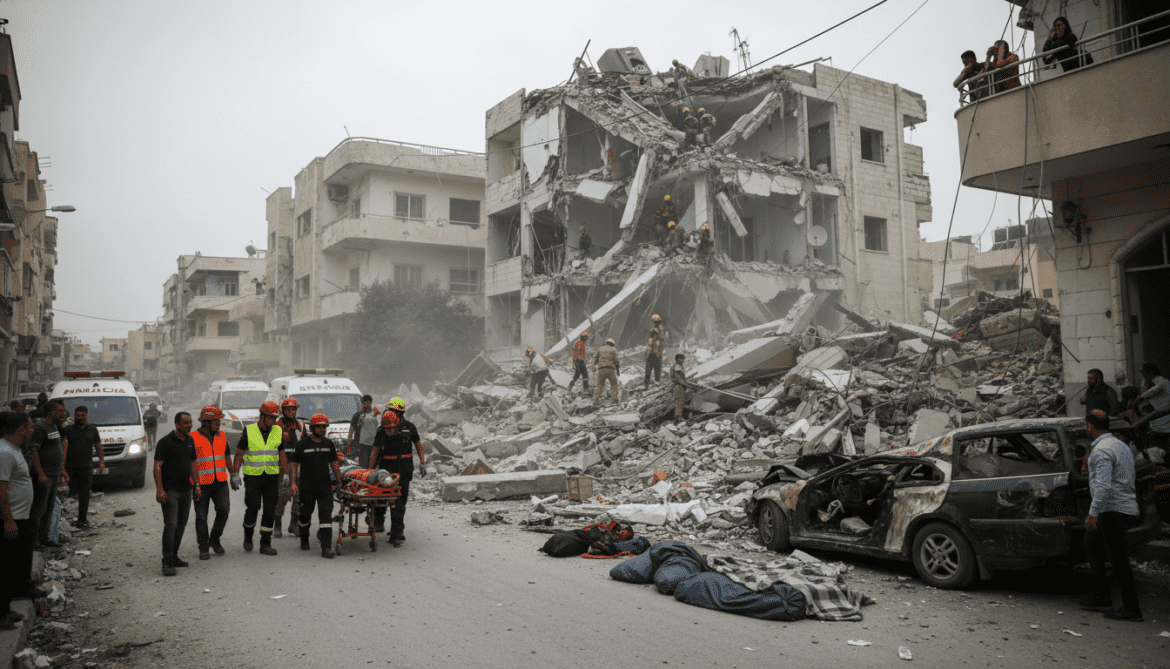Israeli strikes in southern Lebanon kill three, wound over a dozen