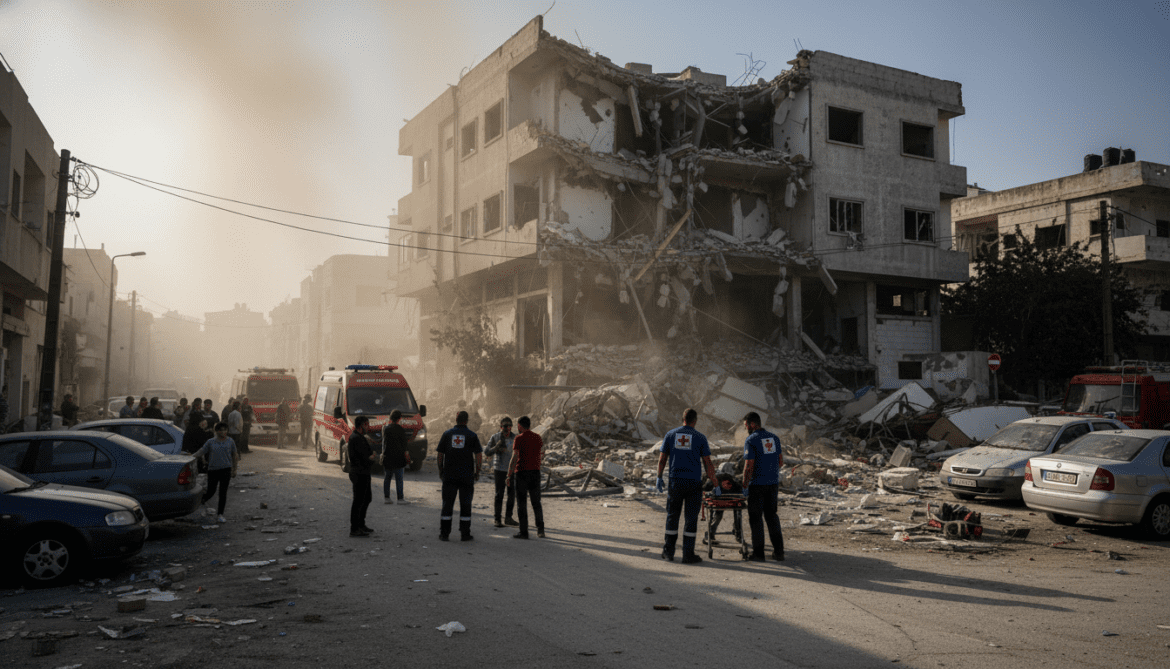 Israeli strikes on southern Lebanon kill at least three, wound dozens