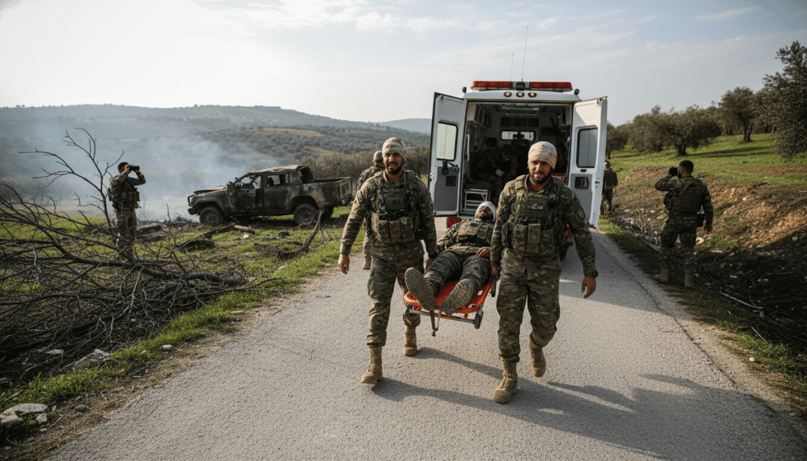 Lebanese army confirms two soldiers seriously wounded in targeted Israeli drone strike near Nabatieh