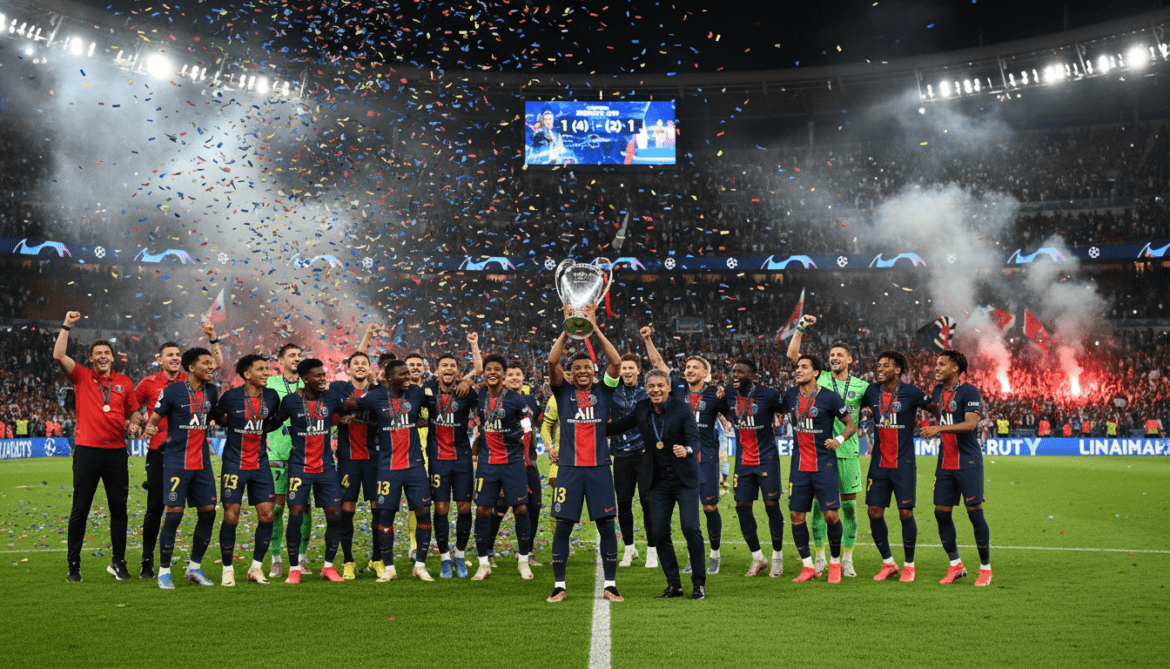 Paris Saint-Germain defends Champions League title beating Arsenal on penalties