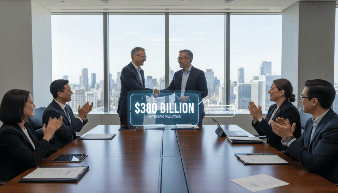 Anthropic valuation hits $380 billion as Amazon commits up to $25 billion