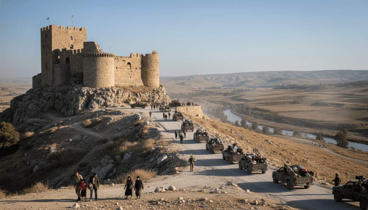 Israel captures Beaufort Castle, orders forced displacement south of Zahrani River