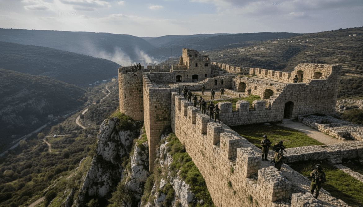 Israeli troops capture 900-year-old Beaufort Castle and expand offensive in southern Lebanon