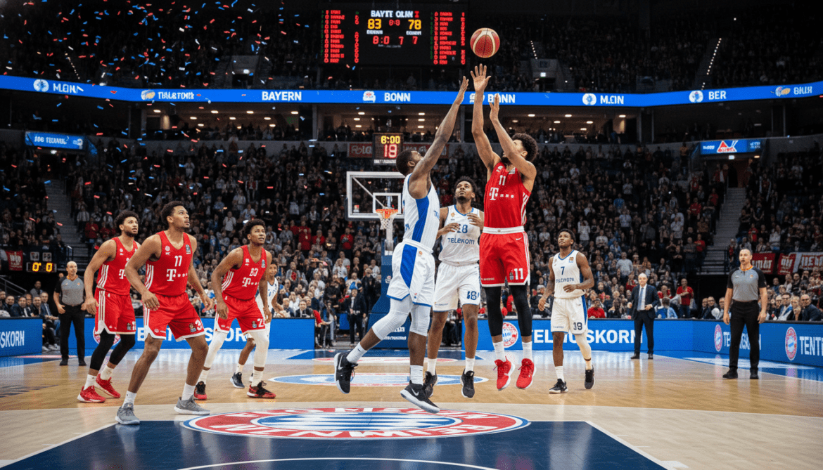 FC Bayern Munich prevails over Telekom Baskets Bonn 83-78 in semifinal opener