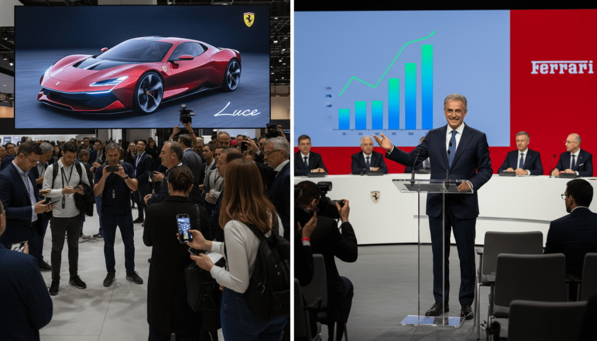 Ferrari Luce sparks online backlash but Ferrari reports strong orders
