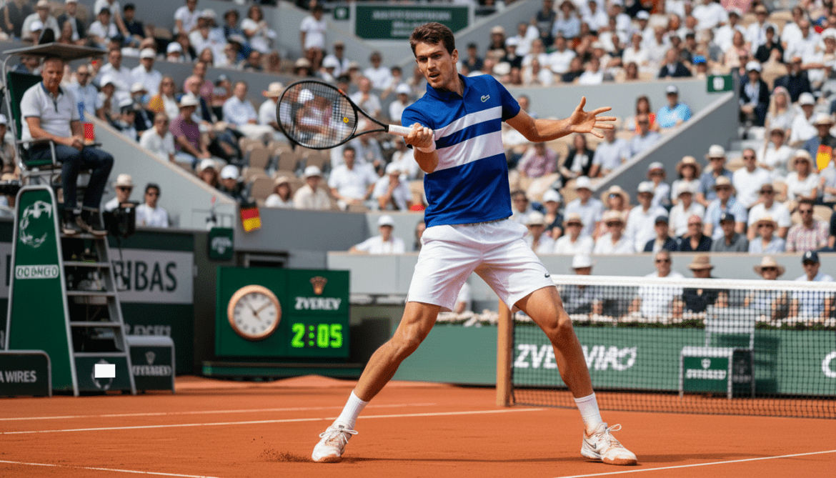 Alexander Zverev secures French Open quarterfinal spot with commanding straight-sets win