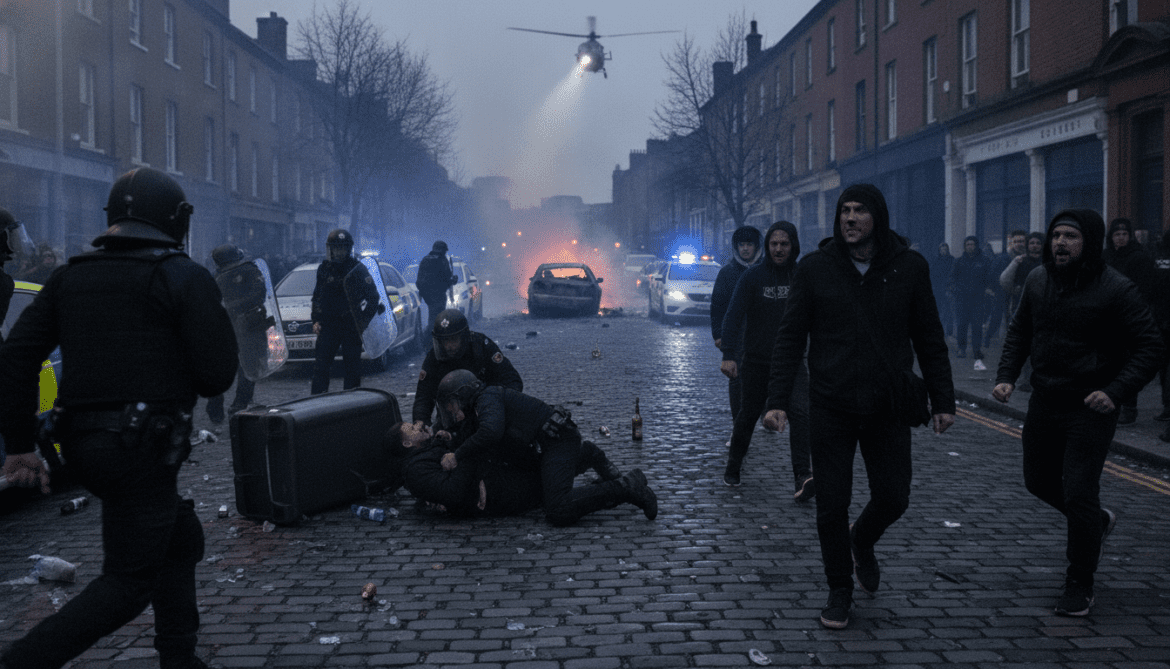 Belfast police report 12 officers injured and 16 arrested amid racist violence