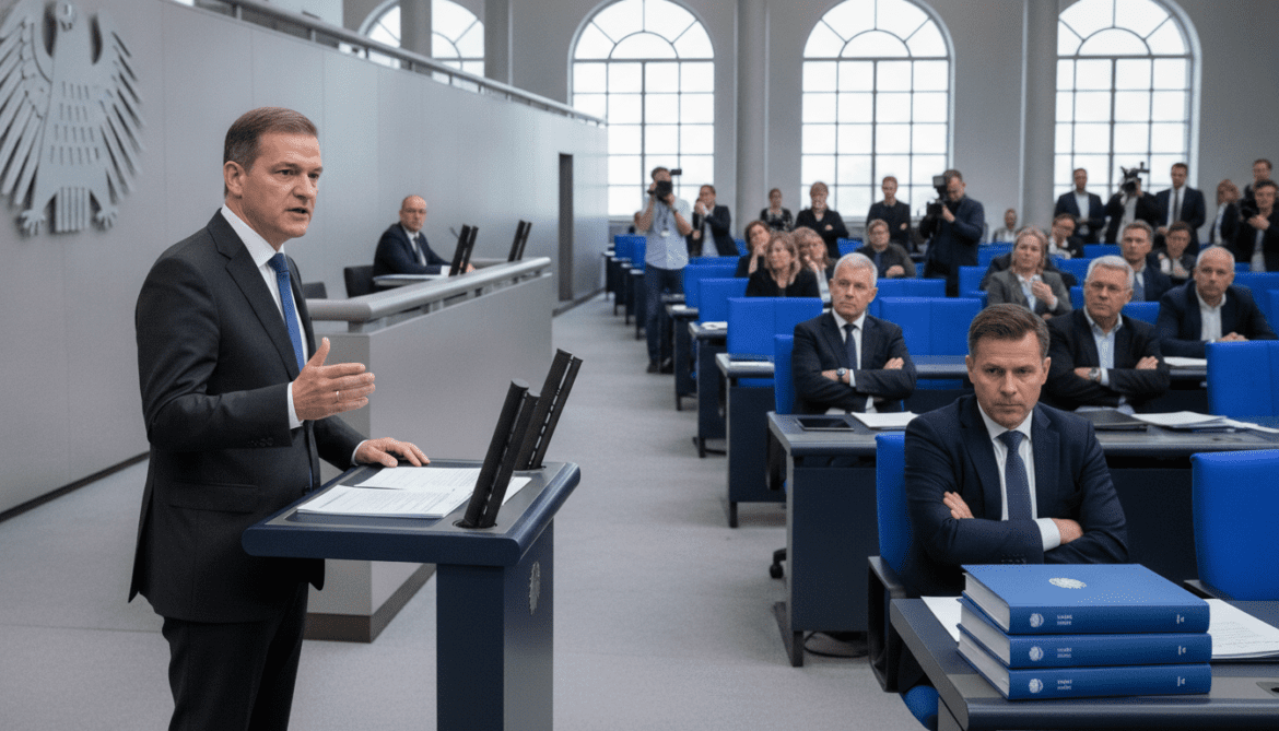 Chancellor accuses SPD of blocking construction law amid stalled reforms