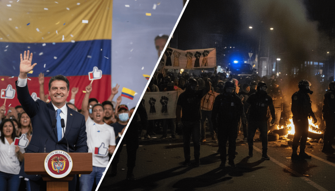 Colombian presidential runoff de la Espriella nears victory as Cali protests flare