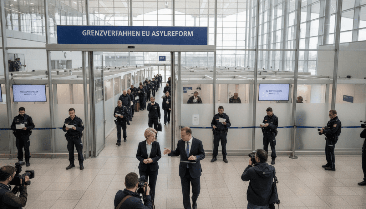 EU enacts asylum reform and launches 12-week border procedures at Berlin airport