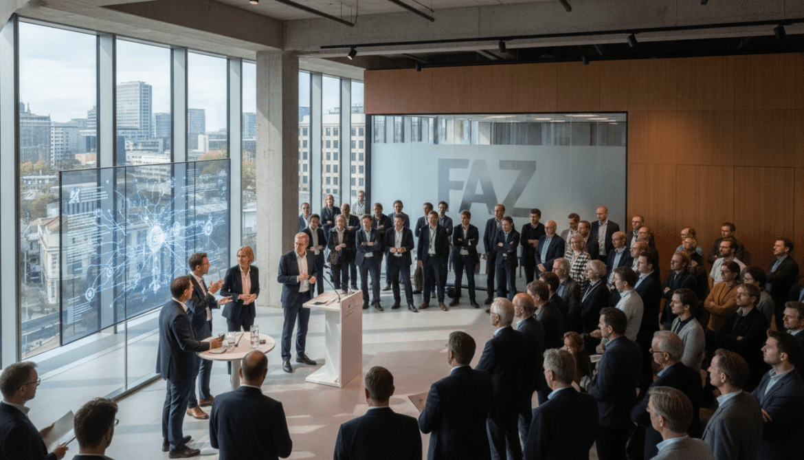 FAZ opens Berlin newsroom to public, addresses sourcing, AI and coalition tensions