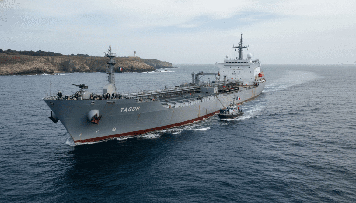France seizes Russian tanker Tagor off Atlantic coast for sanctions evasion