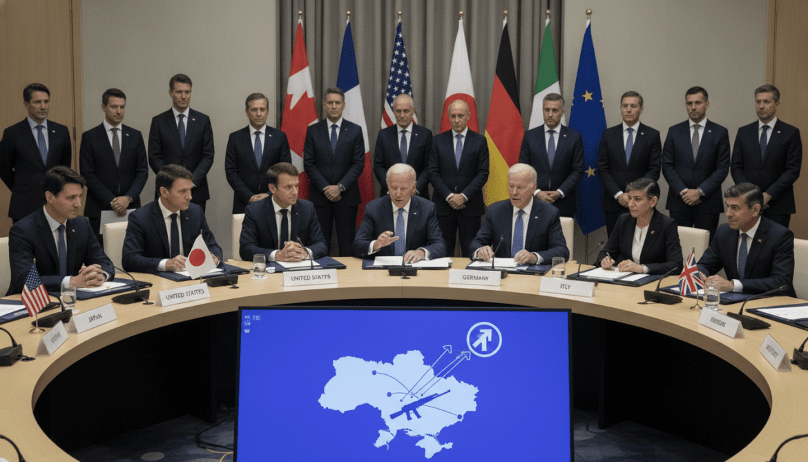 G-7 Imposes New Sanctions on Russia and Pledges Wider Arms to Ukraine