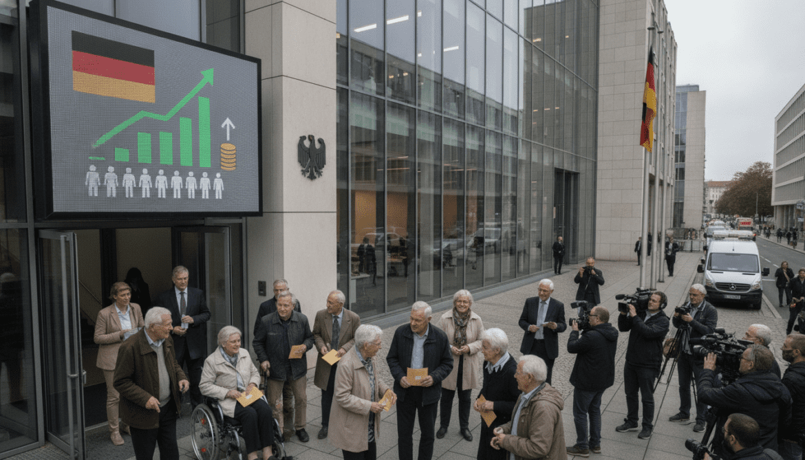 German pension financing strengthens despite more retirees and lower contributions