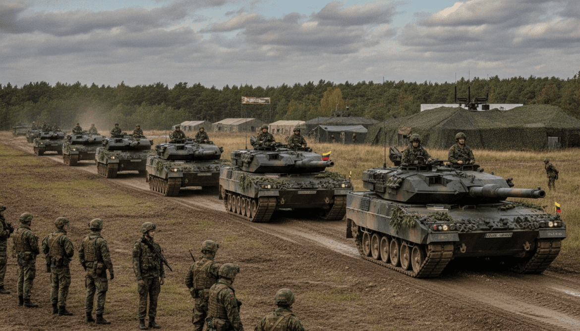 Germany deploys new armored brigade to Lithuania for Freedom Shield 2026