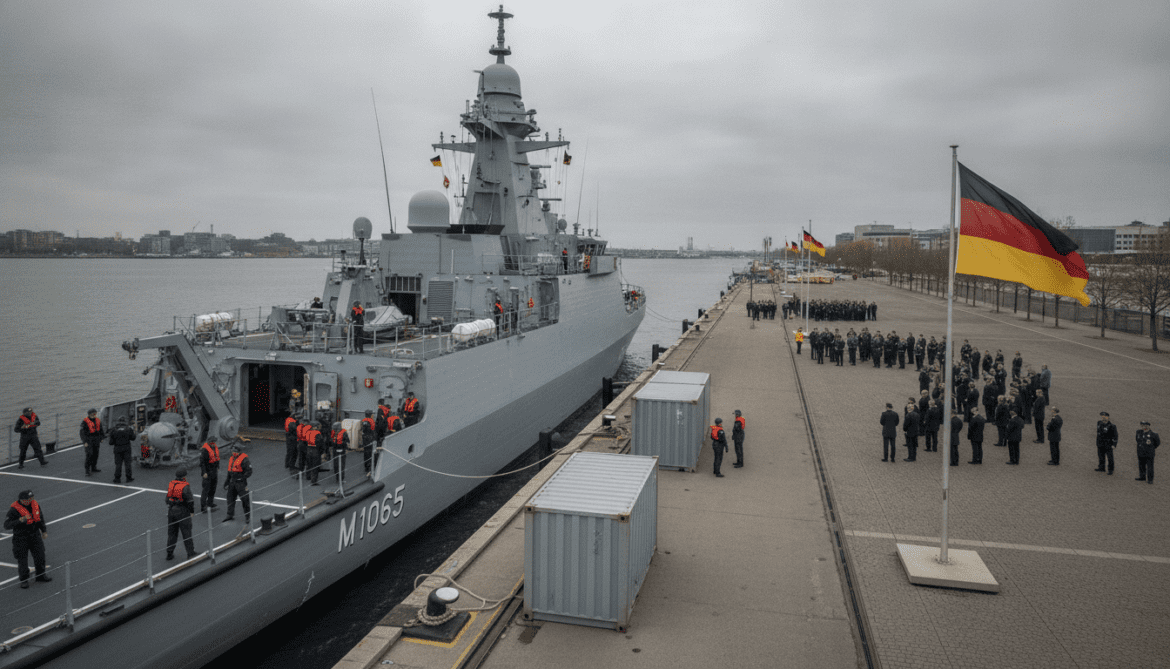 Germany readies navy minesweeper deployment to Strait of Hormuz awaiting Bundestag mandate