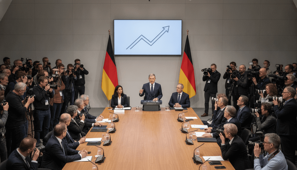 Germany's Coalition, Unions and Employers Announce Joint Reform Agenda to Boost Growth