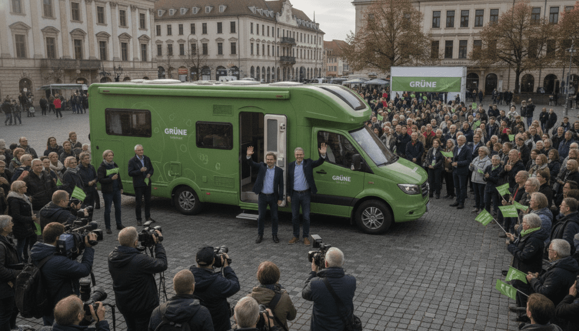 Green Party launches camper tour to reclaim East German voters